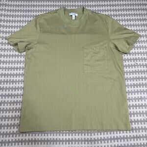 COS Men's Green Heavyweight Cotton Pocket T-Shirt Size L Preowned